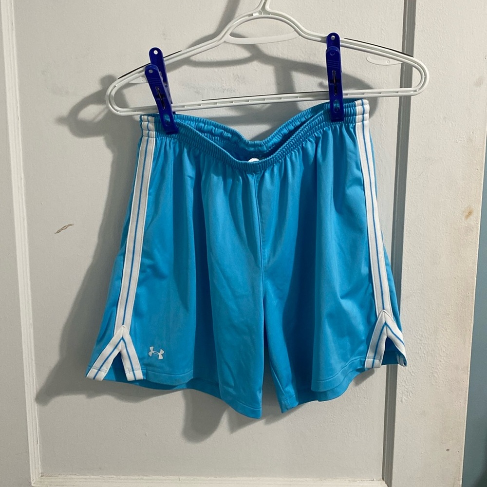 Under armour blue shorts